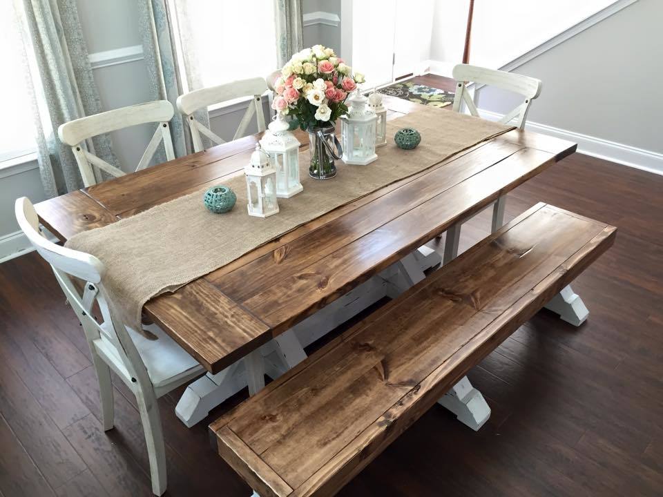 5 foot kitchen table with bench